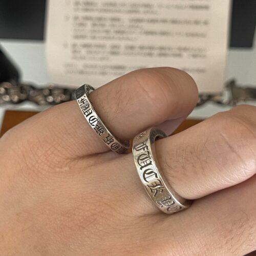 Chrome hearts f*** you 3 mm spacer ring 6.5 US