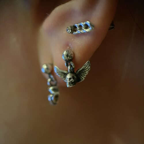 Chrome hearts X Foti Mahalia drop earrings