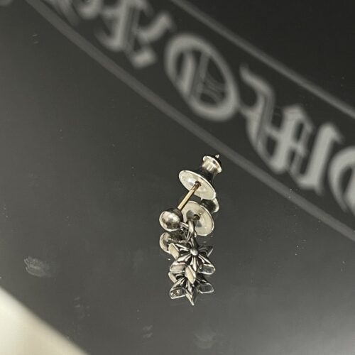 Chrome hearts point star drop earrings
