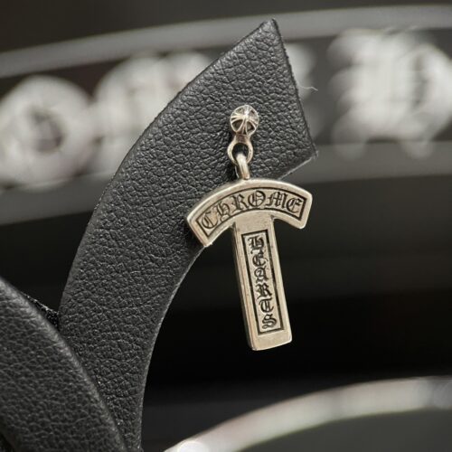 Chrome hearts T bar logo drop earring