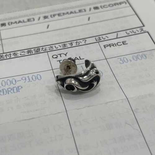 Chrome hearts teardrop earrings