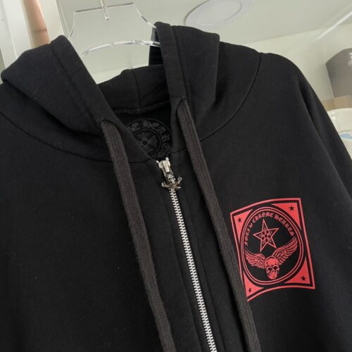 Chrome hearts Foti zip up hoodie size L