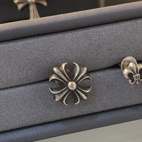 Chrome hearts large plus stud earrings