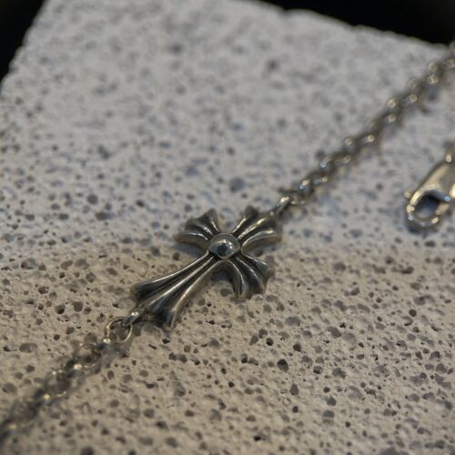 Chrome hearts baby fat tiny cross bracelet
