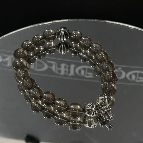 Chrome hearts Clear quartz bead bracelet
