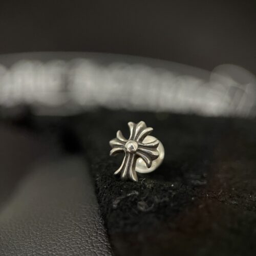 Chrome hearts CH cross earrings