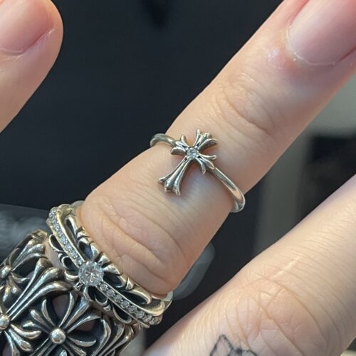Chrome hearts Bubblegum cross with diamond