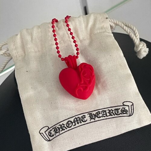 Chrome hearts Silicone red heart
