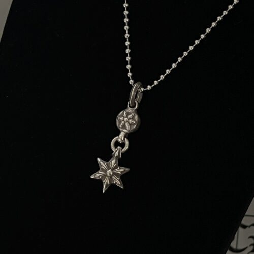 Chrome hearts Six star with star ball pendants