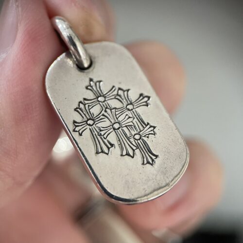 Chrome hearts cemetery dogtag small