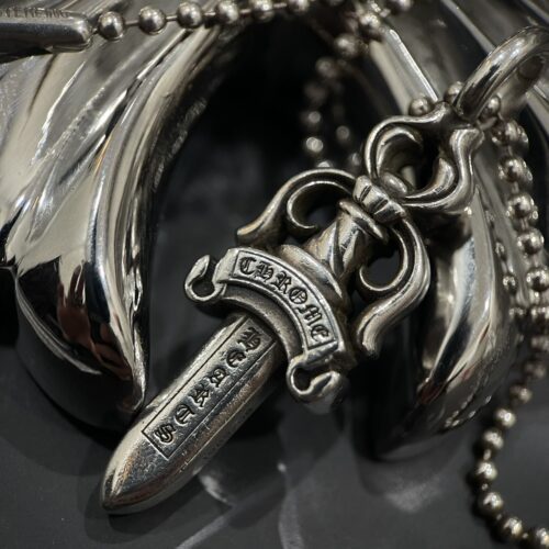Chrome hearts Double Dagger with ball chain