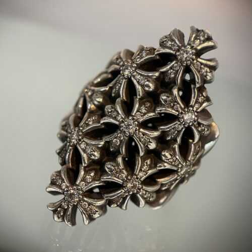 Chrome hearts Chainmaille with factory diamond pave size 10.5 US
