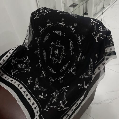 Chrome hearts Foti silk scarf