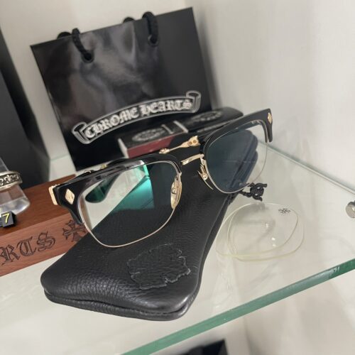 Chrome hearts Evaglist glasses with case & original lenses