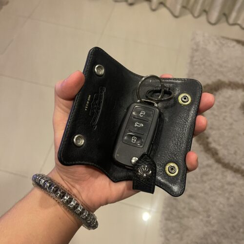 Chrome hearts leather key holder