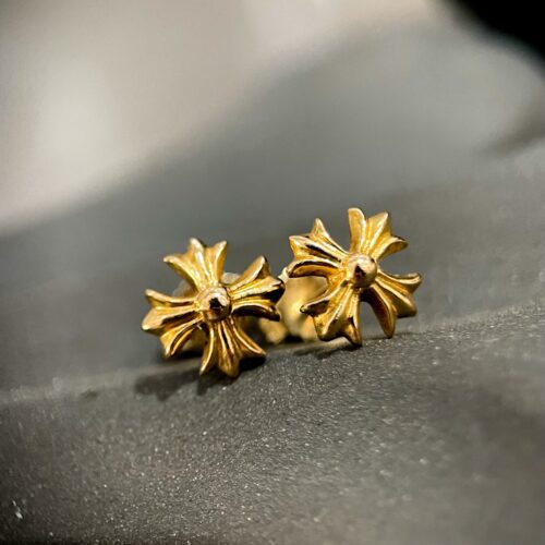 CHROME HEARTS 22K PLUS EARRINGS (PAIR)