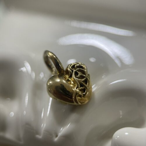 CHROME HEARTS 22K HEART PENDANT
